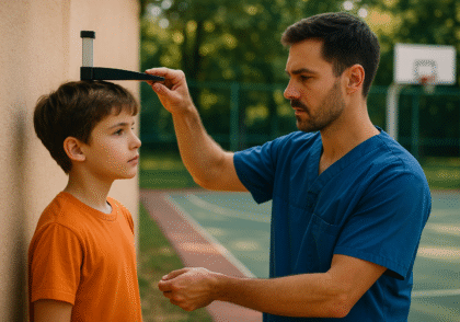 توقف رشد قد پسران و معاینه پزشکی