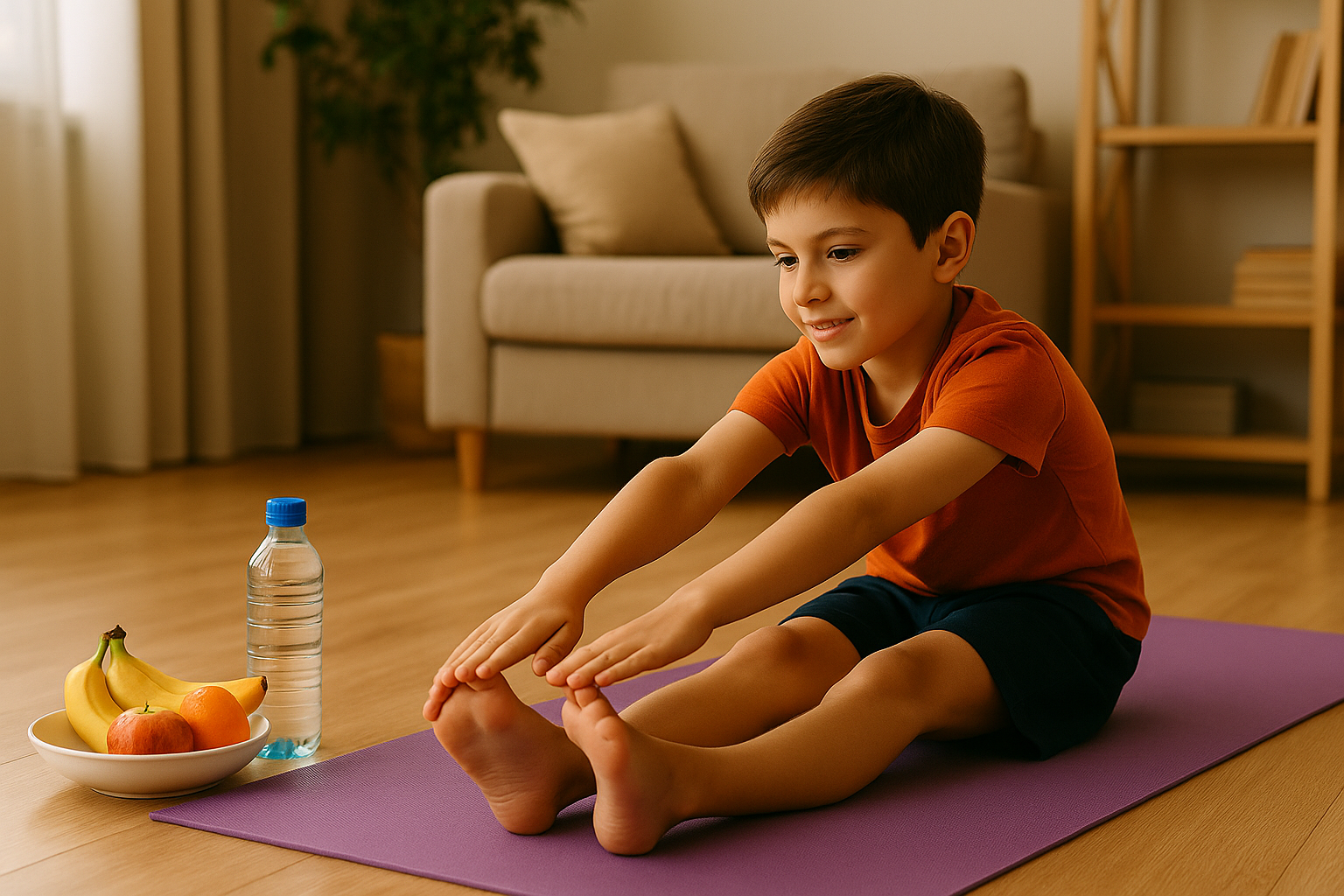 حرکات کششی ساده در منزل برای کودکان